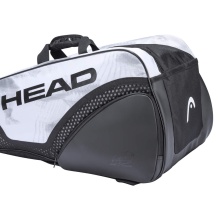 Head Racketbag (Schlägertasche) Djokovic 9R Supercombibag weiss/schwarz